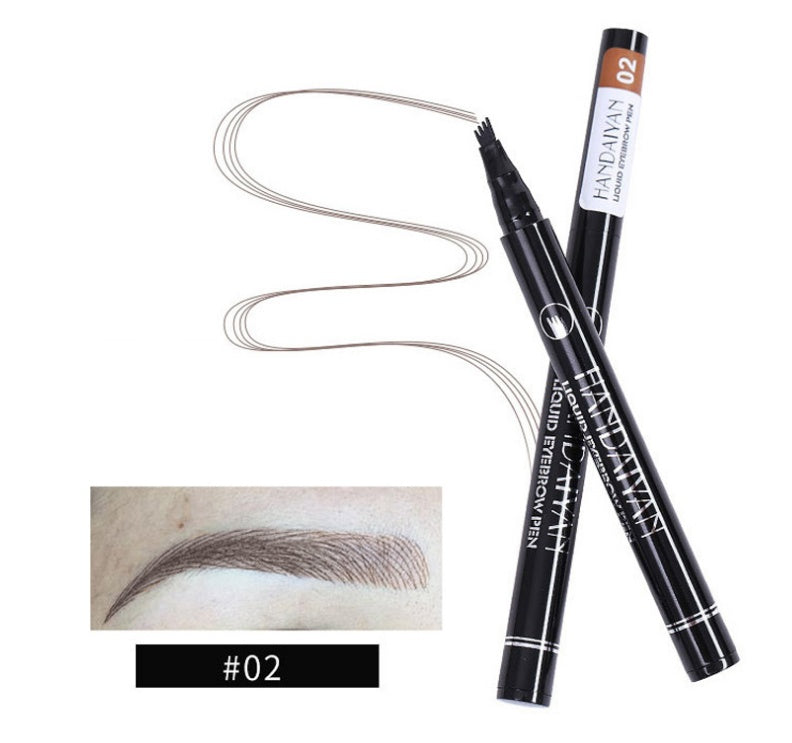 JC-241231MUP-080  Microblading Eyebrow Pencil Waterproof Fork Tip Tattoo Pen Tinted Fine Sketch Eye Brow Pencils Long Lasting Eyebrows