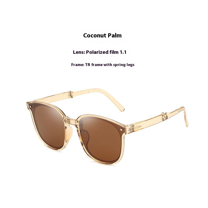 JC-250105MGL-014  Fashion Light Sun Protection Folding Glasses For Driving