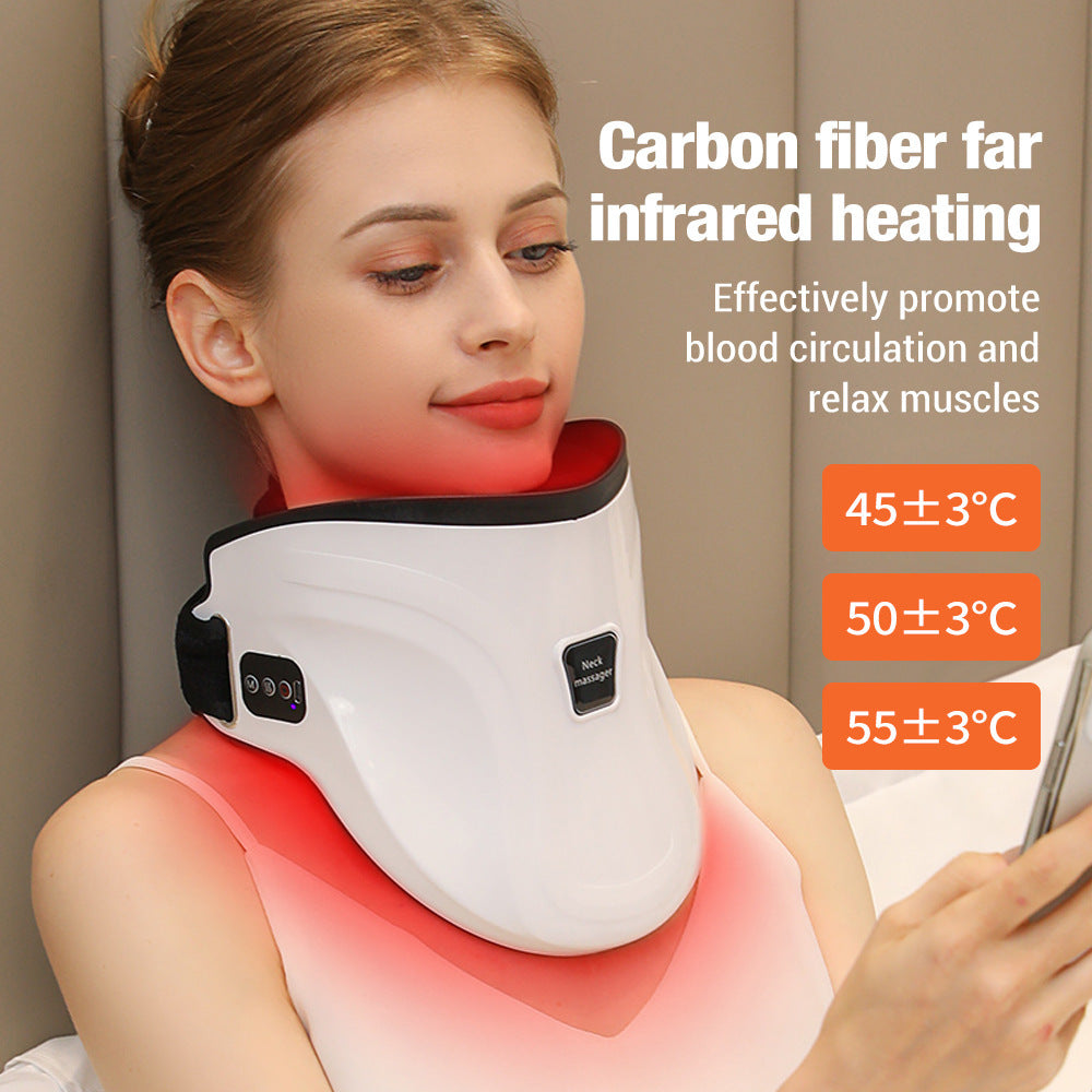 JC-241227PCA-037  Electric Hot Compress Neck Fixed Traction Air Pressure Kneading Massage Instrument