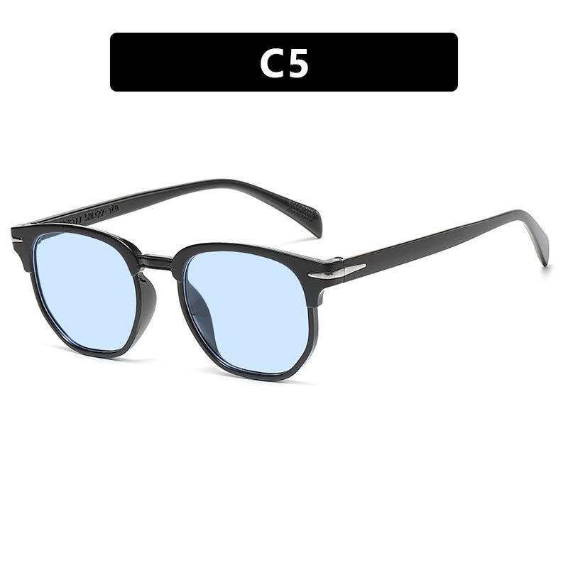 JC-250105MGL-022  Fashion Men's Irregular Personality Vintage Sunglasses