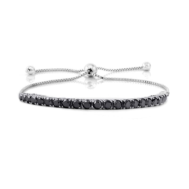 JC-241230BBJ-067  Round Micro Inlaid Zircon Wrist Decorator Socialite Petty Cash Bracelet