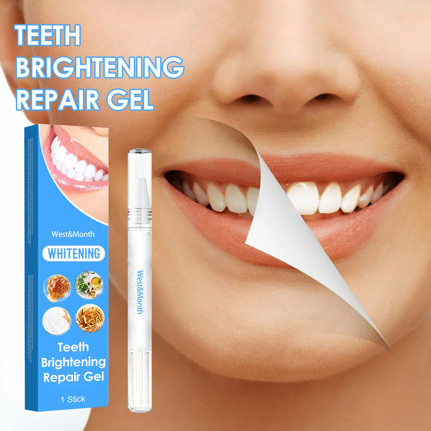 JC-250106ORL-037  West&Month Tooth Brightening & Repair Pen Oral Care Teeth Cleaning & Brightening Pen