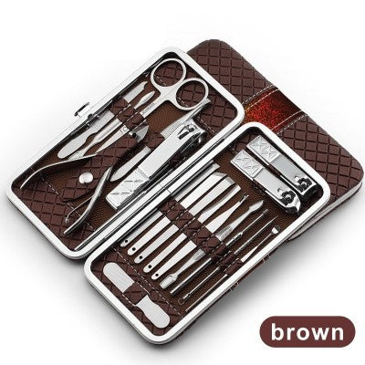 JC-241228BUT-021  Nail manicure tool kit combo set