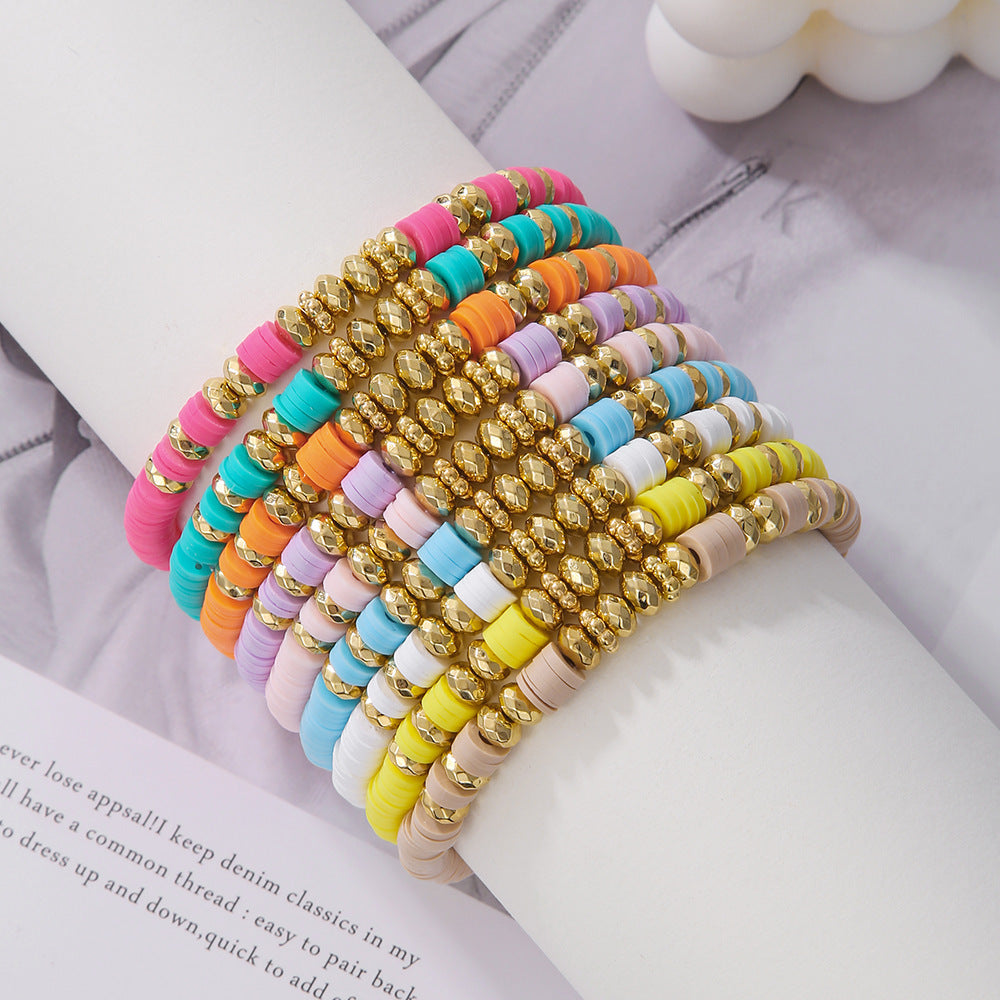 JC-241230BBJ-080  Bohemian 9 Bracelets Suit Summer Beach