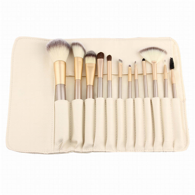 JC-241228BUT-040  Spot Detonating 121824, White Make-up, White Make-up Brush, 24 Make-up And Brush Suits For Portable Beauty And Makeup Tools