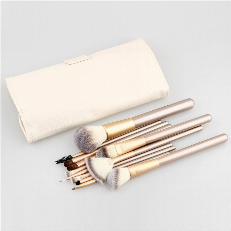 JC-241228BUT-040  Spot Detonating 121824, White Make-up, White Make-up Brush, 24 Make-up And Brush Suits For Portable Beauty And Makeup Tools