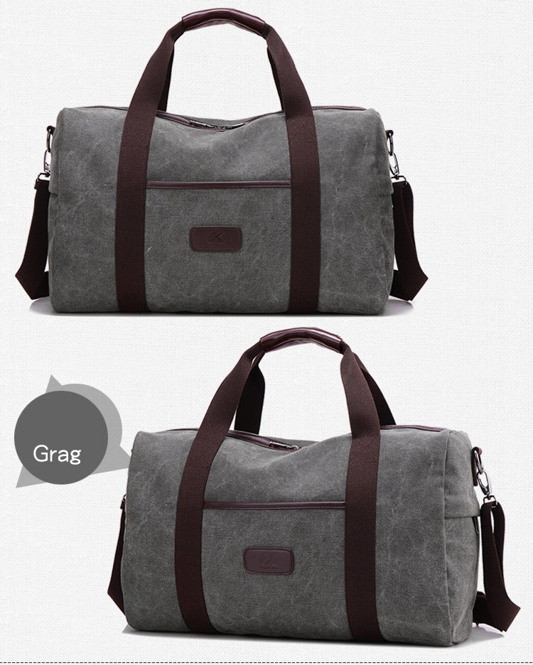 CJ-081BG-24 Vintage Men Canvas handbag High Quality Travel Bags Large Capacity Women Luggage Travel Duffle Bags