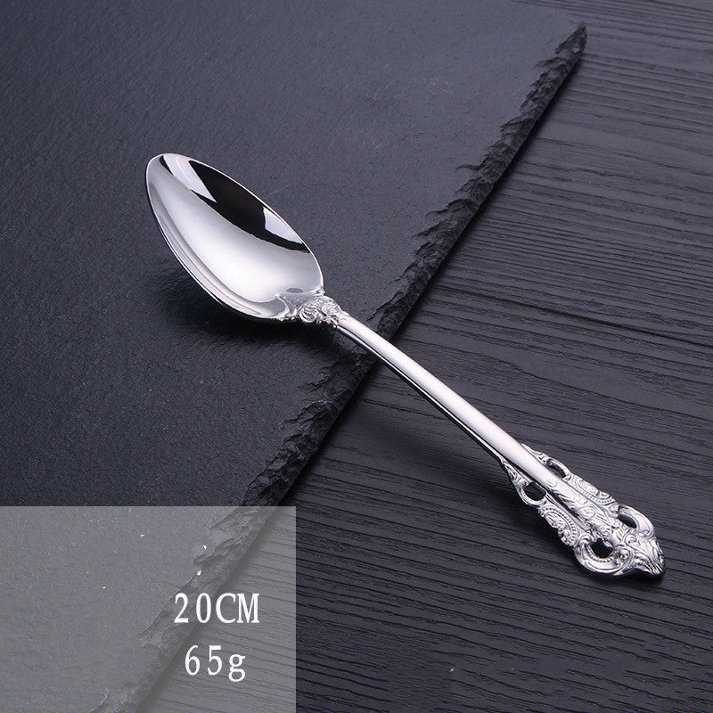 JC-250101DNW-010  Four-piece Stainless Steel Cutlery Spoon