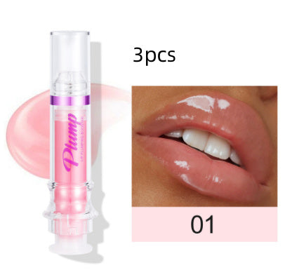 JC-241231MUP-032  New Tube Lip Rich Lip Color Slightly Spicy Lip Honey Lip Glass Mirror Face Lip Mirror Liquid Lipstick