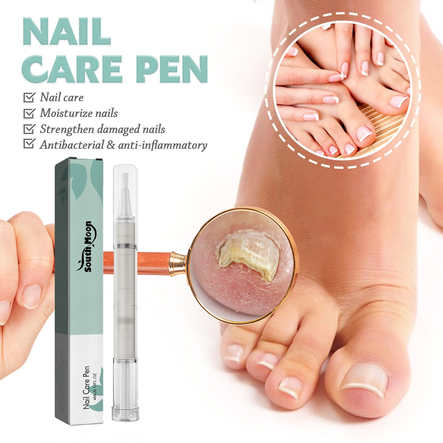 JC-250102NLC-076  Nail Repair Pen Nail Removal Dead Skin Barbed Gray Nail Care Nutrition Moisturizing Repair Pen