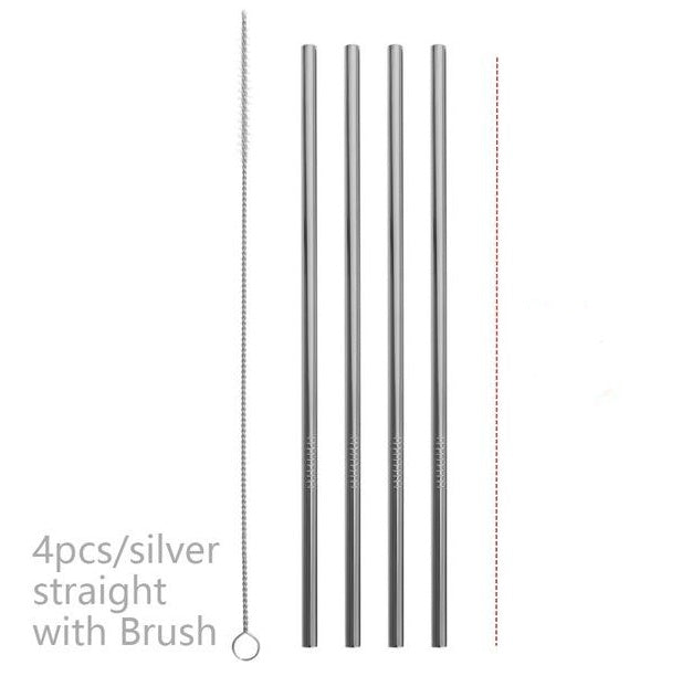 JC-250103DWR-015  Colourful Reusable Stainless Steel Straws