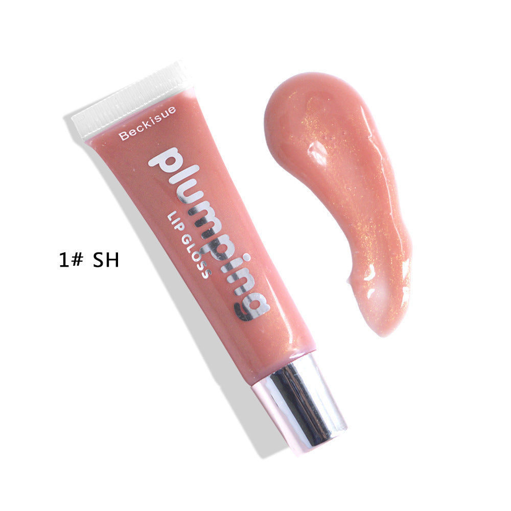 JC-241231MUP-074  Wet Cherry Gloss Plumping Lip gloss Lip Plumper Makeup Big Lip Gloss Moisturizer Plump Volume Shiny Vitamin E Mineral Oil