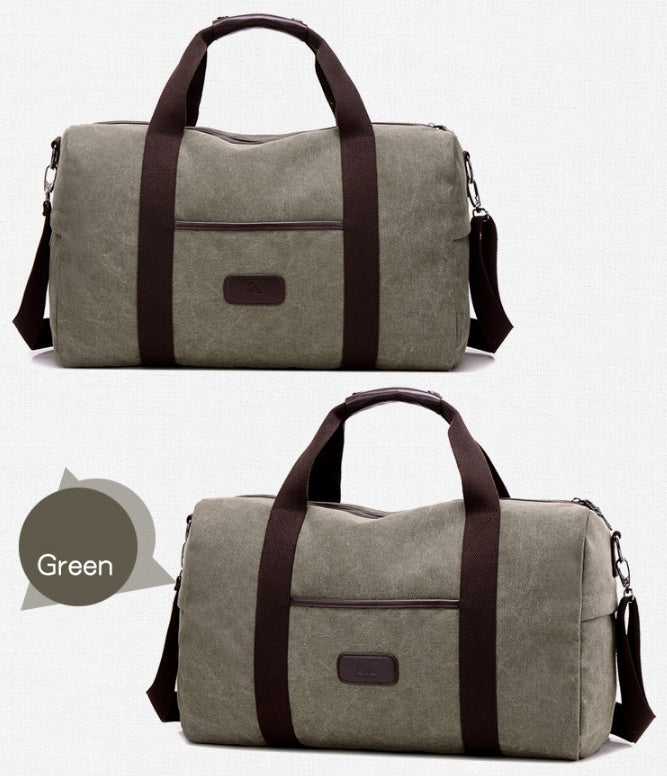 CJ-081BG-24 Vintage Men Canvas handbag High Quality Travel Bags Large Capacity Women Luggage Travel Duffle Bags