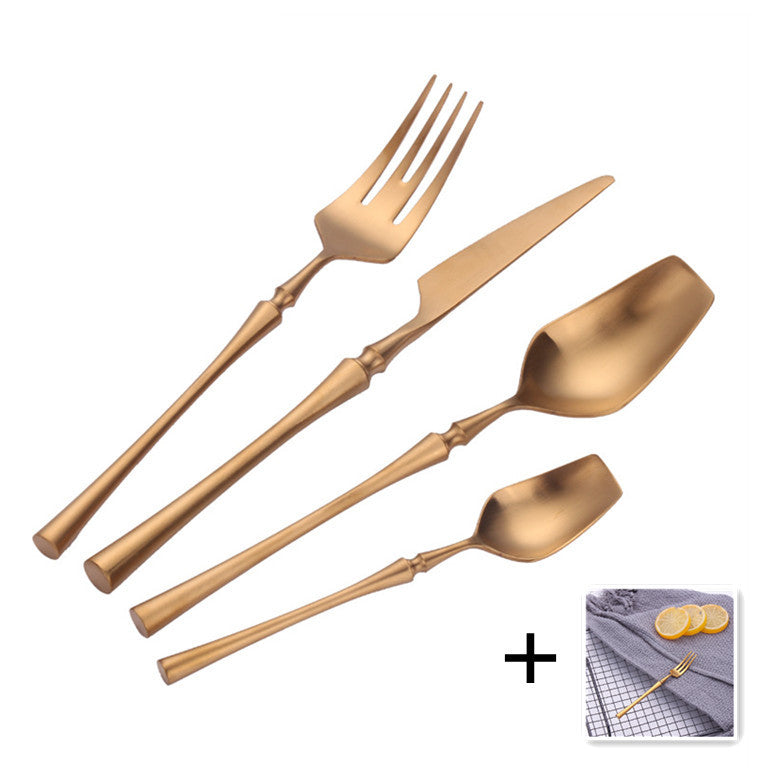 JC-250101DNW-010  Four-piece Stainless Steel Cutlery Spoon