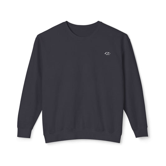 SW-104BLK-24  Unisex Lightweight Crewneck Black Color Sweatshirt