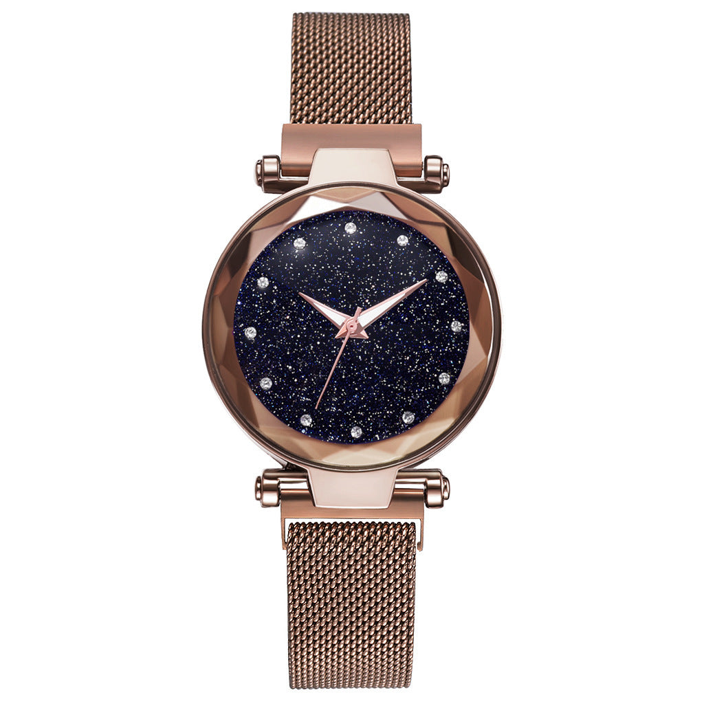 JCFW-093MK-24  Luxury Women Watches Bracelet Set Fashion Elegant Magnet Buckle Ladies Starry Sky Watch Set Relogio