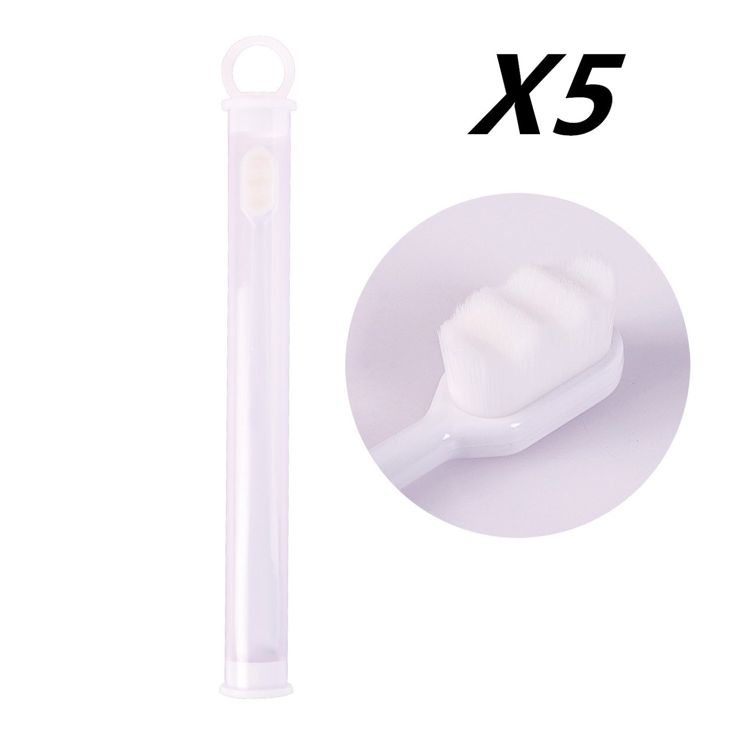 JC-250106ORL-044  Ultra-fine Toothbrush Super Soft Bristle Deep Cleaning Brush Portable For Oral Care Tools Teeth Care Oral Cleaning Travel