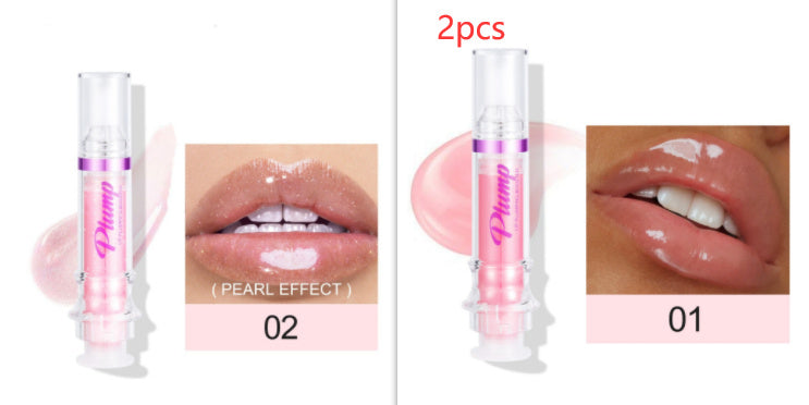 JC-241231MUP-032  New Tube Lip Rich Lip Color Slightly Spicy Lip Honey Lip Glass Mirror Face Lip Mirror Liquid Lipstick