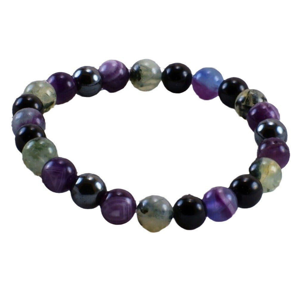 JC-241230BBJ-075  Rock Dark Style Natural Stone Bracelet