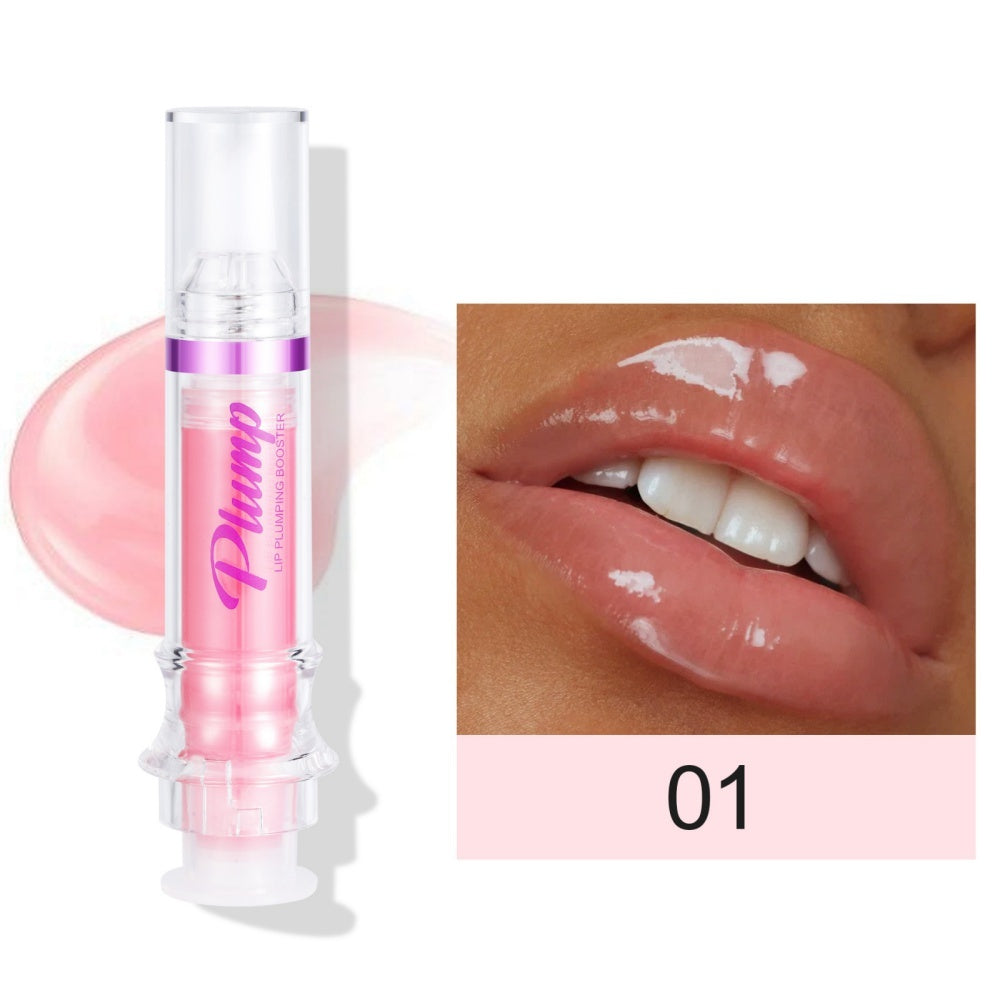 JC-241231MUP-032  New Tube Lip Rich Lip Color Slightly Spicy Lip Honey Lip Glass Mirror Face Lip Mirror Liquid Lipstick