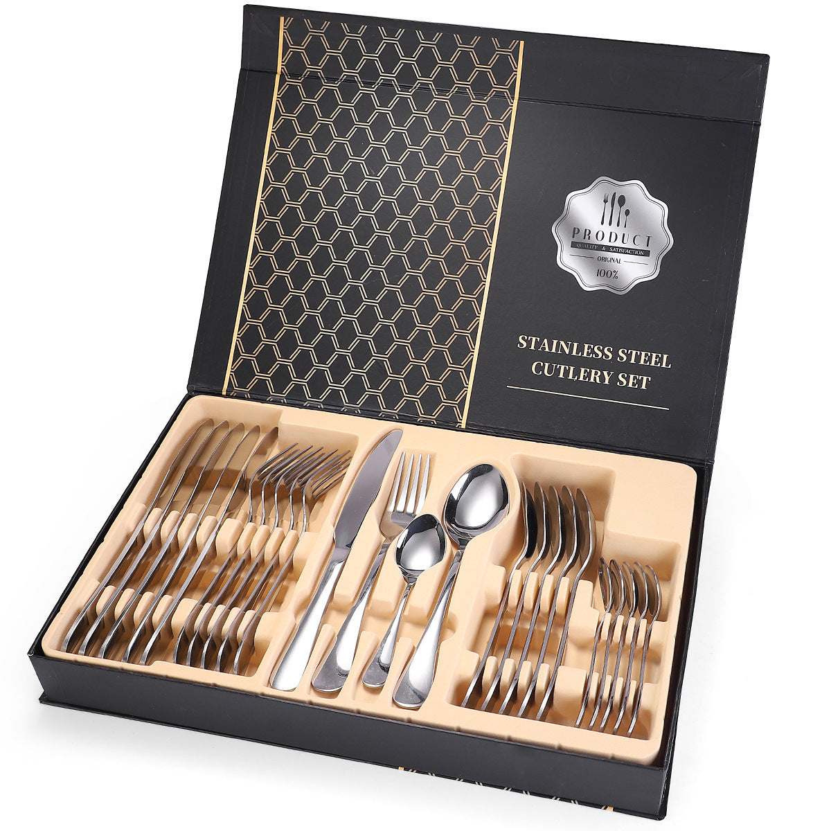 JC-250101DNW-008  24 Pcs Cutlery Set