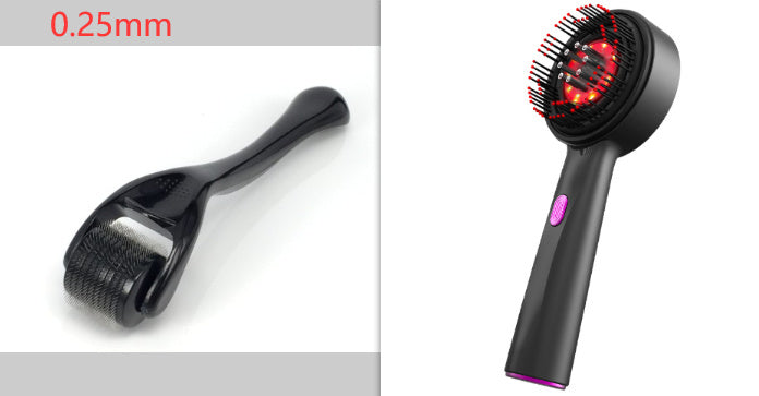 JC-241227PCA-032  Electric Massage Comb Home Scalp Drain Comb Red Light Anti-slip Hair Care Multi-functional Massage Comb