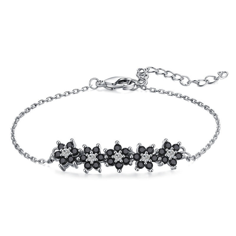 JC-241230BBJ-079  High Profile Fashion Lady's Flower Bracelet