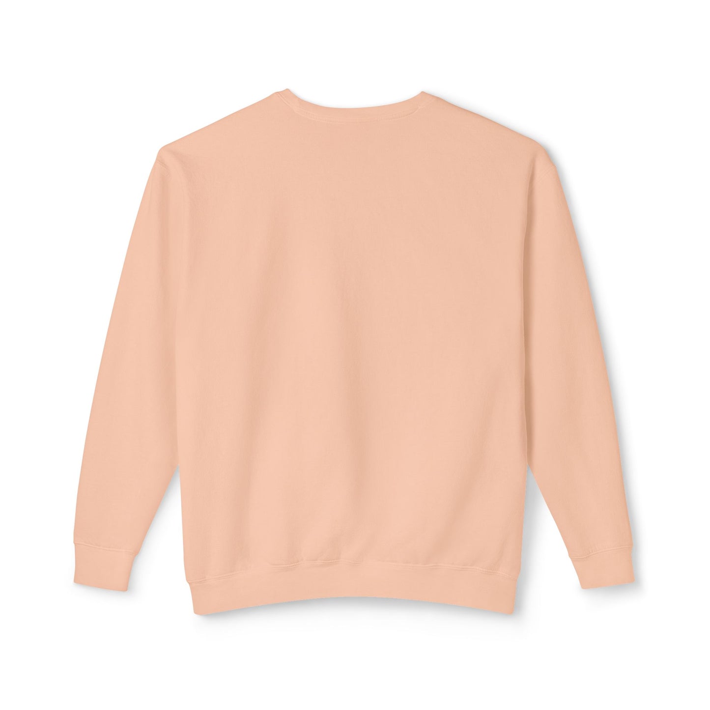 SW-108PCH-24  Unisex Lightweight Crewneck Peach Color Sweatshirt