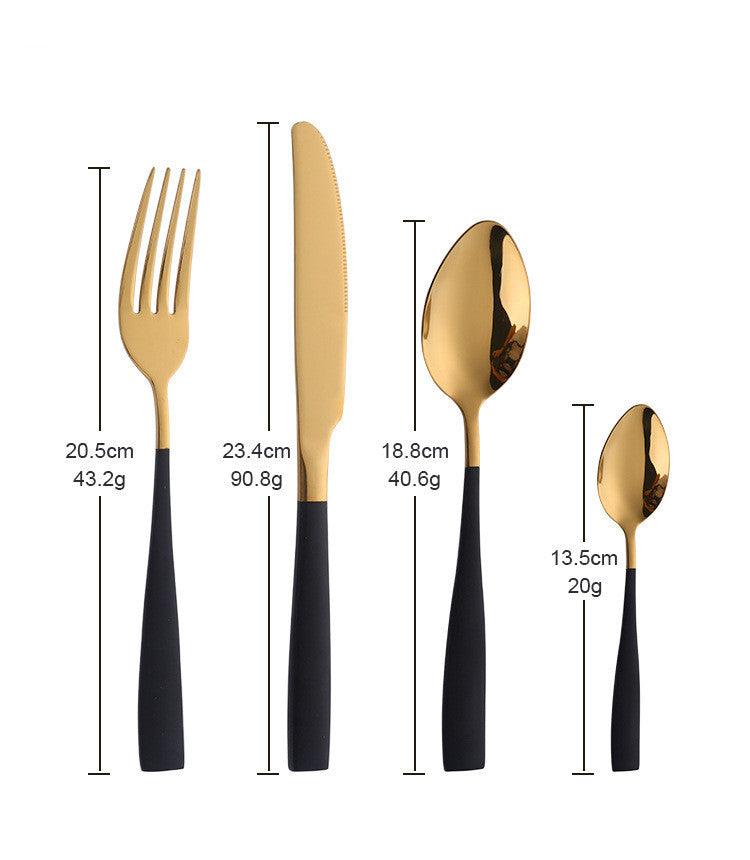 JC-250101DNW-013  Four-piece Stainless Steel Cutlery