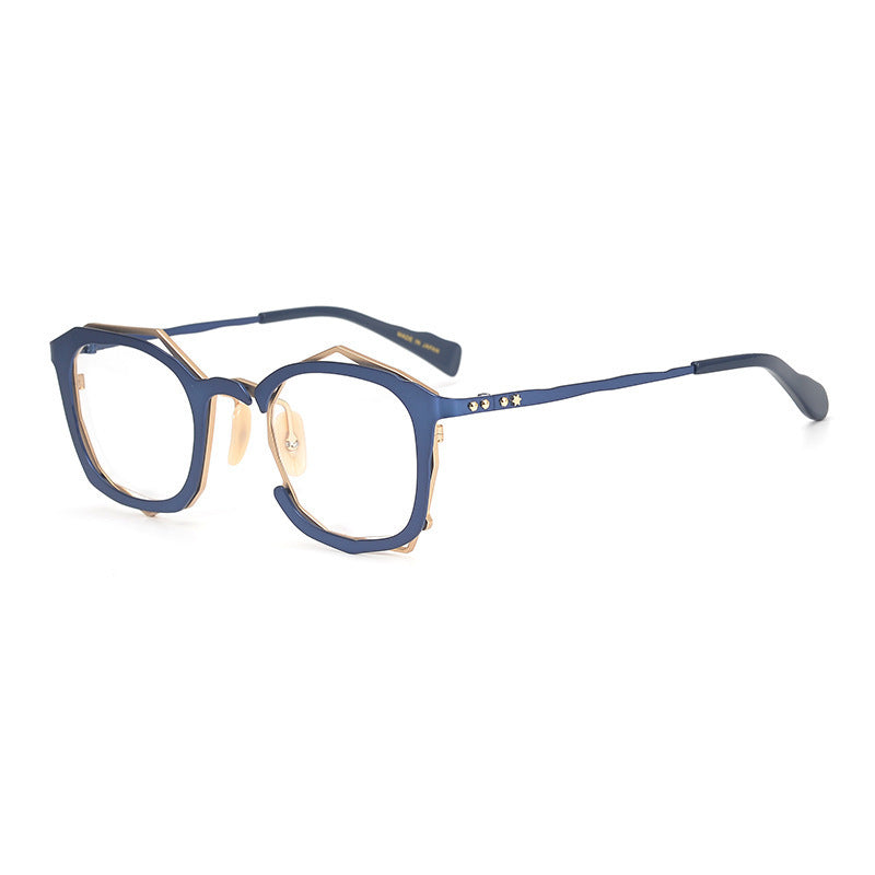 JC-250105MGL-043  Handmade Irregular Shape Glasses Frame With Myopic Glasses Option