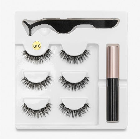 JC-241231MUP-026  A Pair Of False Eyelashes With Magnets In Fashion