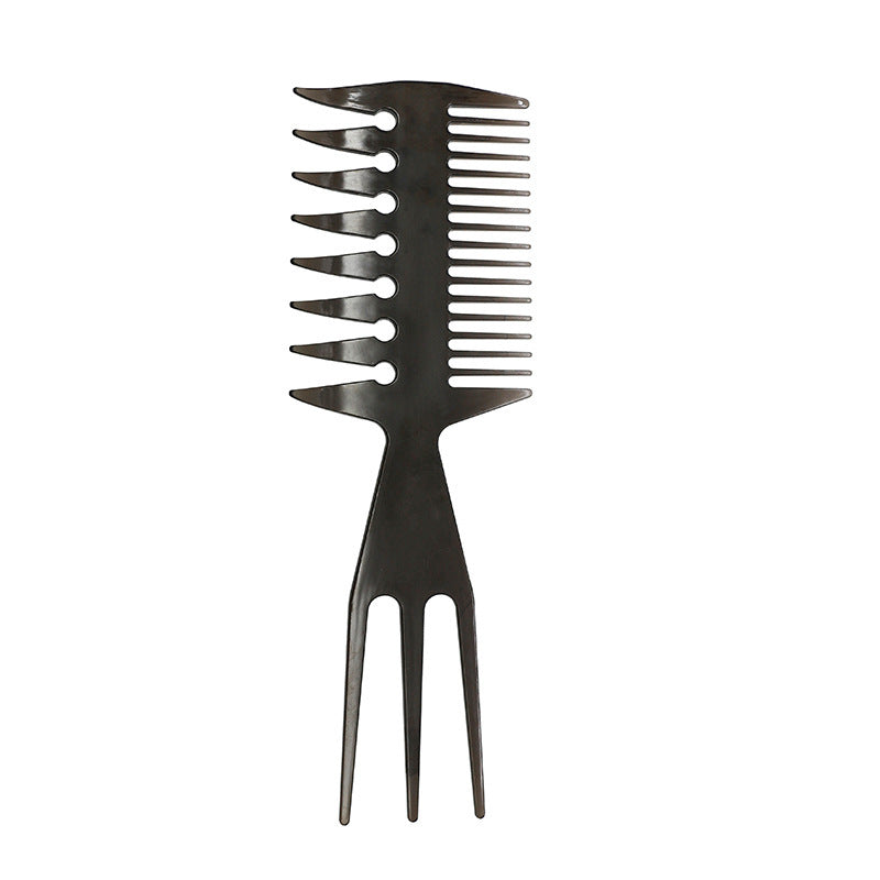 JC-241228BUT-098  Retro oil hair comb shape double-sided comb