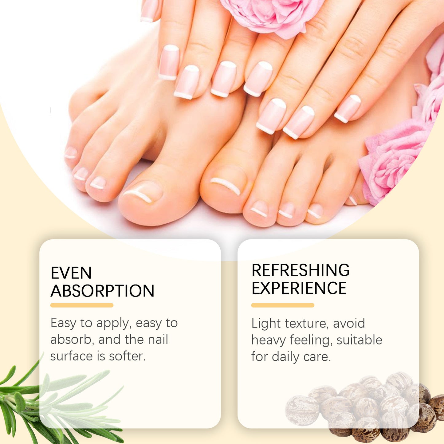 JC-250102NLC-064  Daily Gentle Maintenance Moisturizing Hand And Foot Nail Cleaning Soft Nail Manicure Care