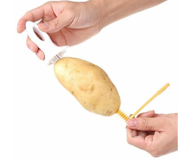 JC-241226KCT-042  Potato Manuel Cutter Slicer Reusable Potato Kitchen French Tools