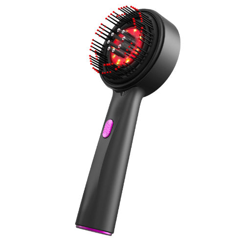 JC-241227PCA-032  Electric Massage Comb Home Scalp Drain Comb Red Light Anti-slip Hair Care Multi-functional Massage Comb