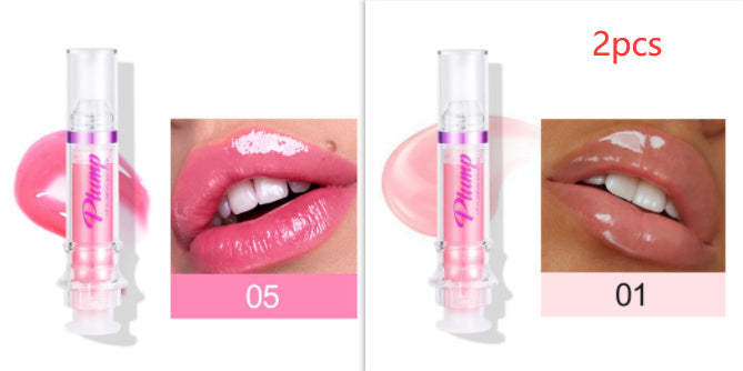 JC-241231MUP-032  New Tube Lip Rich Lip Color Slightly Spicy Lip Honey Lip Glass Mirror Face Lip Mirror Liquid Lipstick