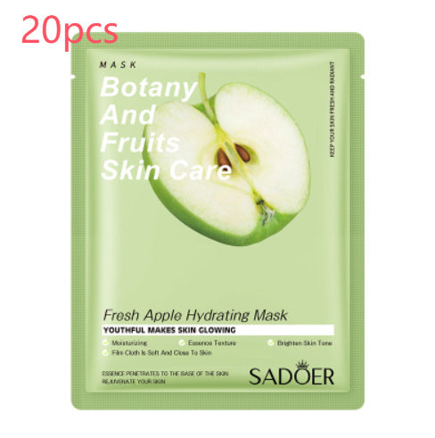 JCM-262MSK-24 SADOER Full English Fruit Plant Mask Hydrating