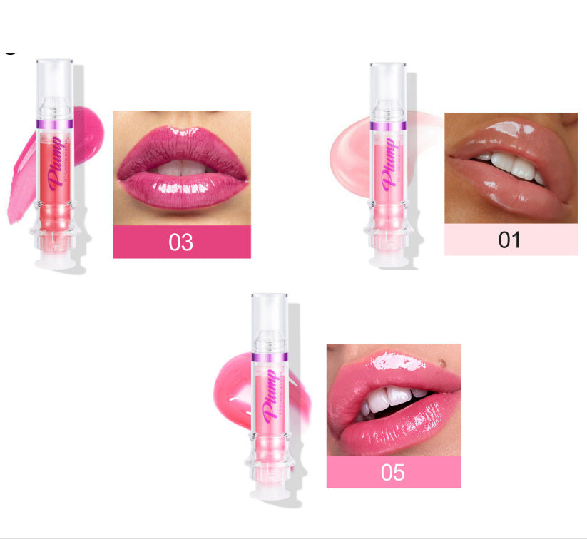 JC-241231MUP-032  New Tube Lip Rich Lip Color Slightly Spicy Lip Honey Lip Glass Mirror Face Lip Mirror Liquid Lipstick