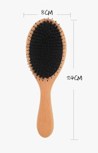 JC-241228BUT-103  Beech massage hair comb