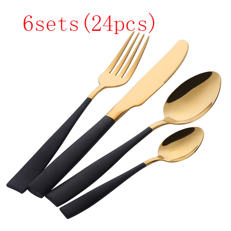 JC-250101DNW-013  Four-piece Stainless Steel Cutlery