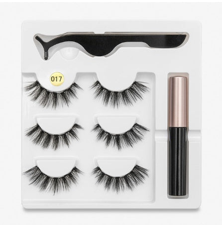 JC-241231MUP-026  A Pair Of False Eyelashes With Magnets In Fashion