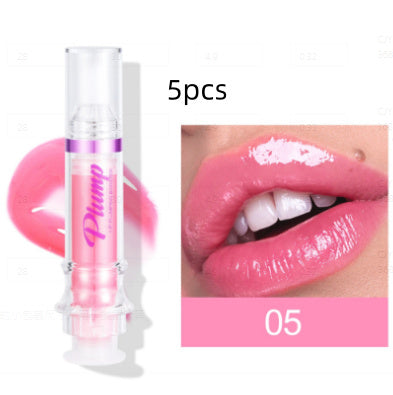 JC-241231MUP-032  New Tube Lip Rich Lip Color Slightly Spicy Lip Honey Lip Glass Mirror Face Lip Mirror Liquid Lipstick