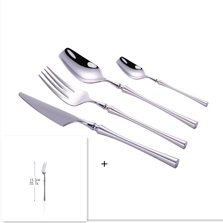 JC-250101DNW-010  Four-piece Stainless Steel Cutlery Spoon