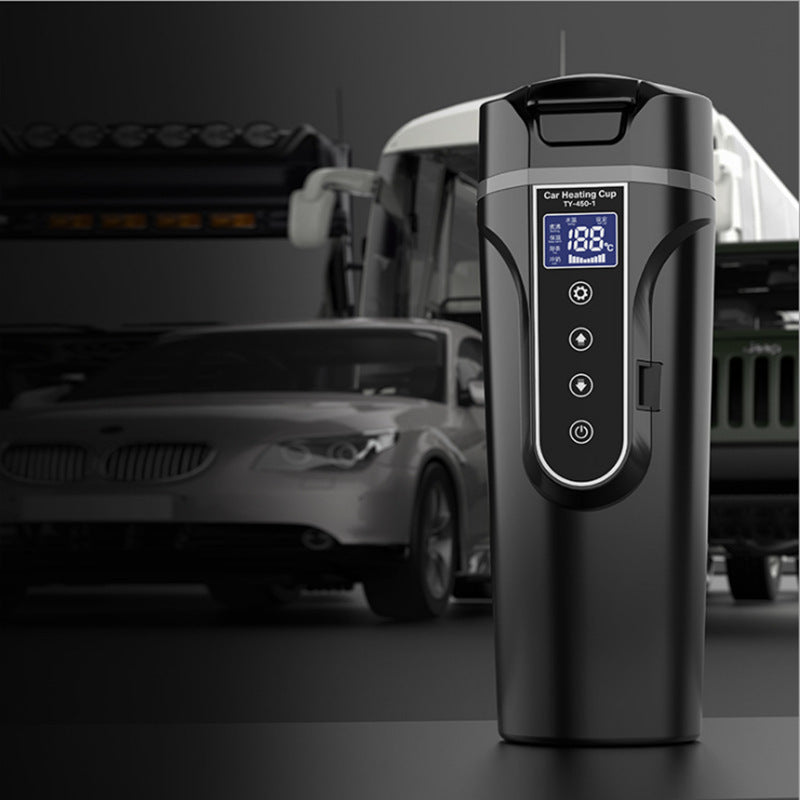 JC-250103DWR-050  Portable Car Bottle Smart Touch Digital Display Insulated Cup Home Traveling Heating Cup Water Bottle