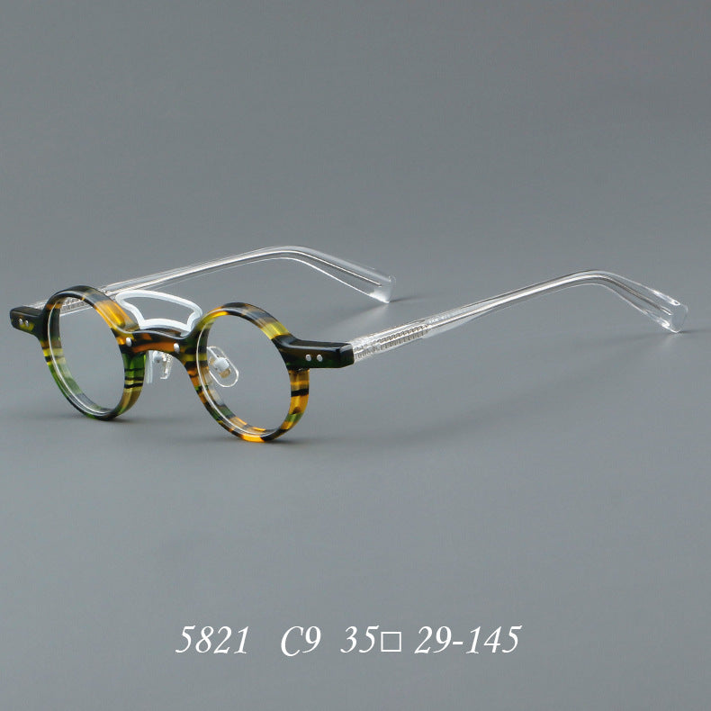 JC-250105MGL-037  Plate Glasses Retro Frame Japanese Small Round Rim