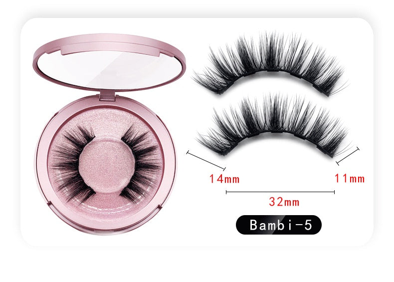 JC-241231MUP-011  Natural Long Lasting Magnetic Liquid Eyeliner & Magnetic False Eyelashes & Tweezer Set Make up Set