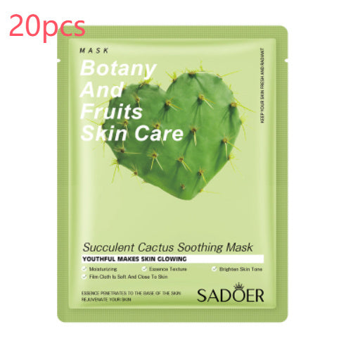 JCM-262MSK-24 SADOER Full English Fruit Plant Mask Hydrating