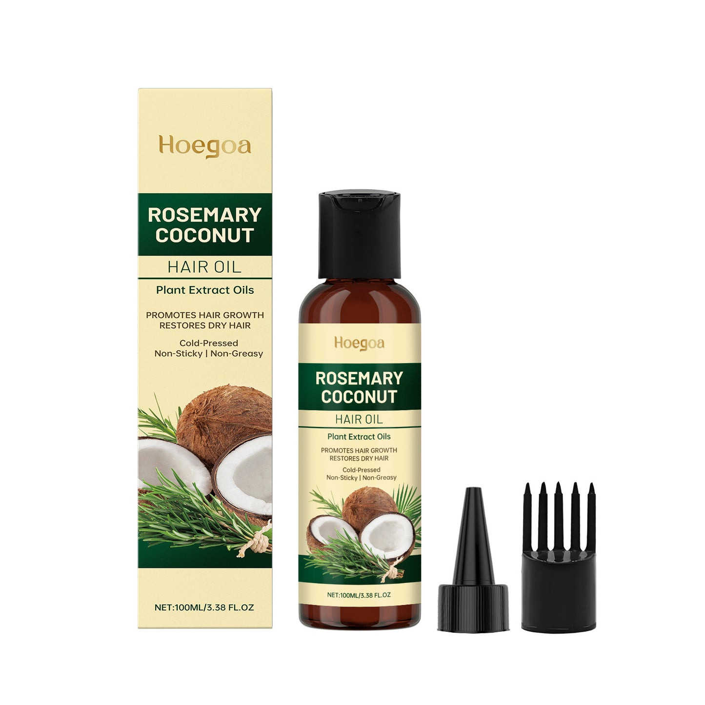 JC-250104HRC-042  Rosemary Coconut Hair Oil Nourishing Moisturizing Fragrance Care Hair Care