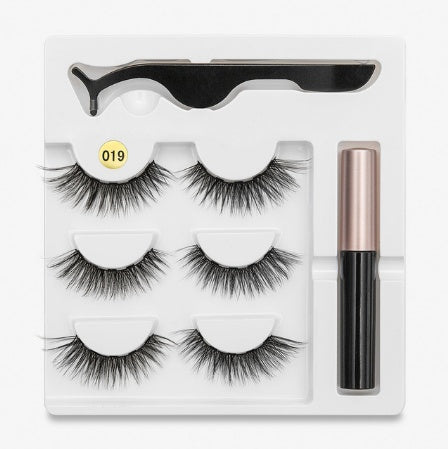 JC-241231MUP-026  A Pair Of False Eyelashes With Magnets In Fashion