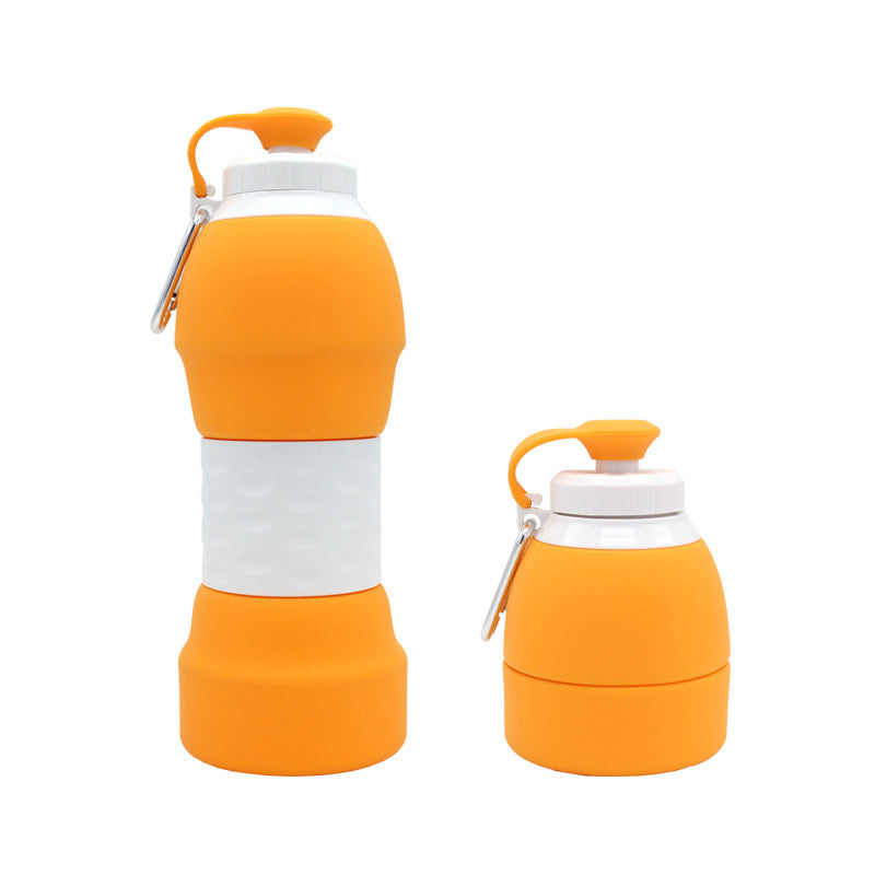 JC-250103DWR-011  Silicone folding water bottle